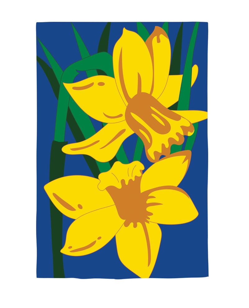Evergreen Flag,Daffodils Applique Garden Flag,12.5x0.2x18 Inches
