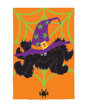 Witchy Spider Applique Garden Flag,16207an