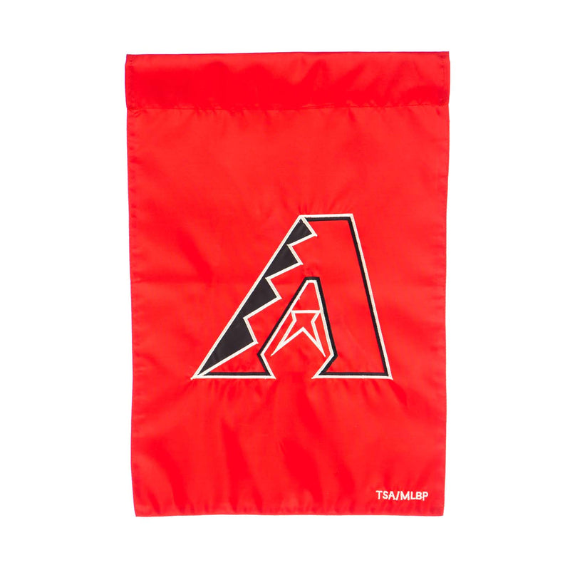 Evergreen Applique Flag, Gar, Arizona Diamondbacks, 18'' x 12.5'' inches