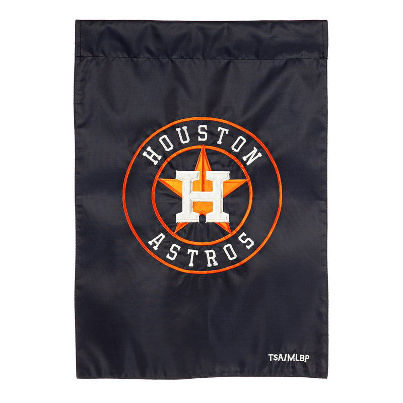 Evergreen Flag,Applique Flag, Gar, Houston Astros,18x12.5x0.1 Inches