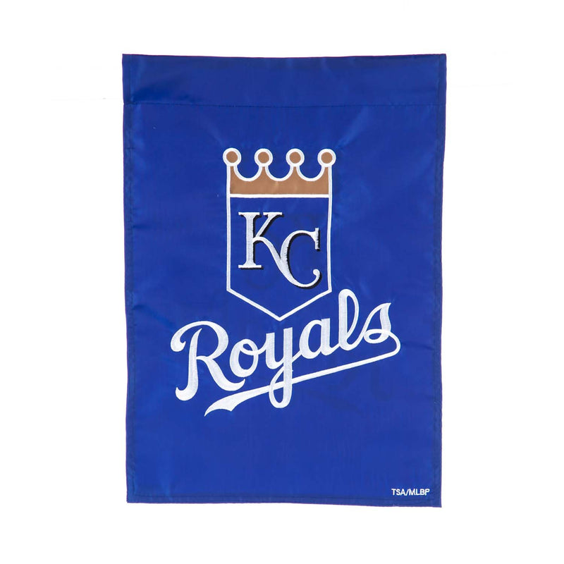 Evergreen Flag,Applique Flag, Gar, Kansas City Royals,18x12.5x0.1 Inches