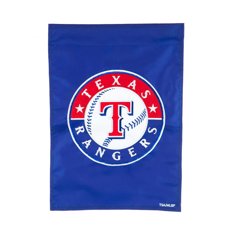 Evergreen Flag,Applique Flag, Gar, Texas Rangers,18x12.5x0.1 Inches