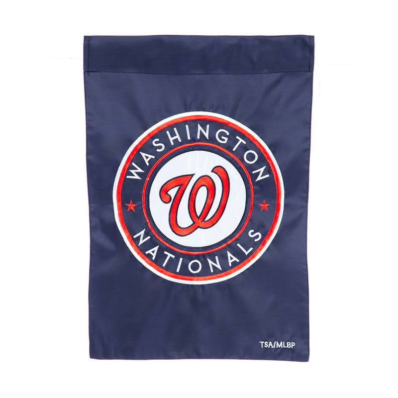 Evergreen Flag,Applique Flag, Gar, Washington Nationals,18x0.1x12.5 Inches