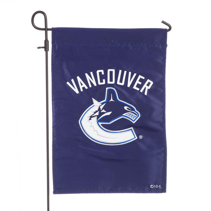 Evergreen Flag,Flag, Gar, Vancouver Canucks,12.5x0.16x18 Inches