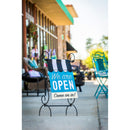 We Are Open Garden Applique Flag,168742