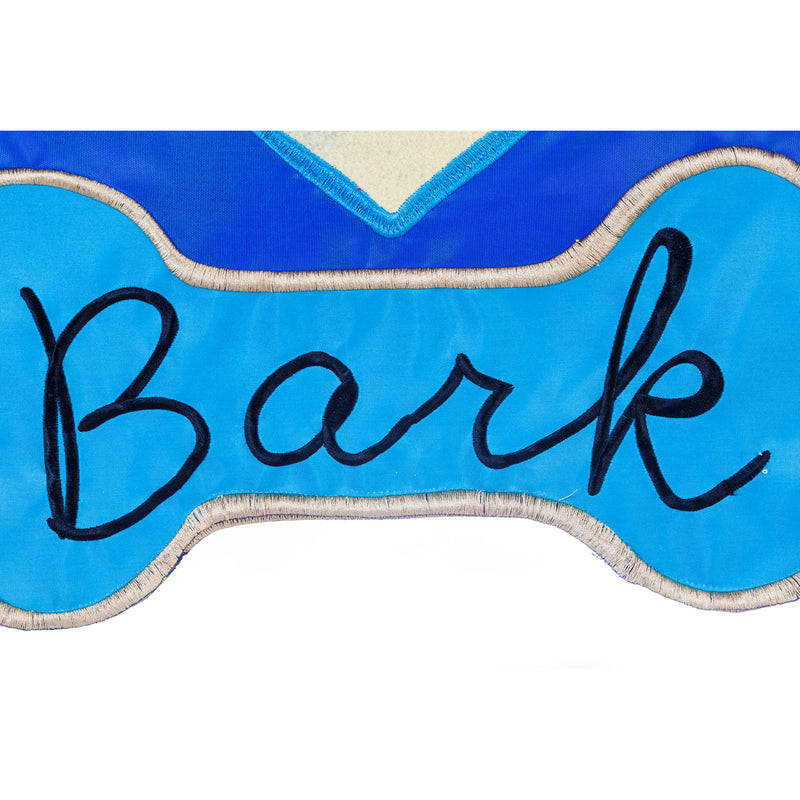 Live Love Bark Garden Applique Flag,168898