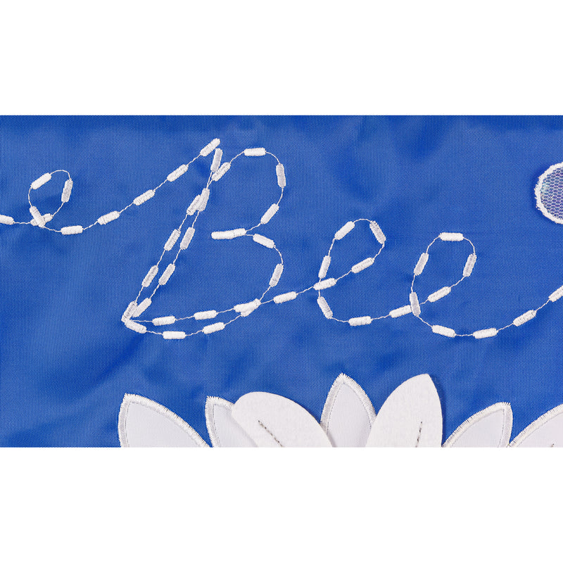 Bee Happy Daisy Garden Applique Flag,168905
