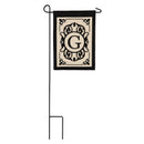 Cambridge Monogram Garden Applique Flag, Letter G,169004g