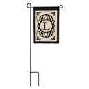 Cambridge Monogram Garden Applique Flag, Letter L,169004l