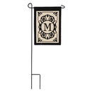 Cambridge Monogram Garden Applique Flag, Letter M,169004m