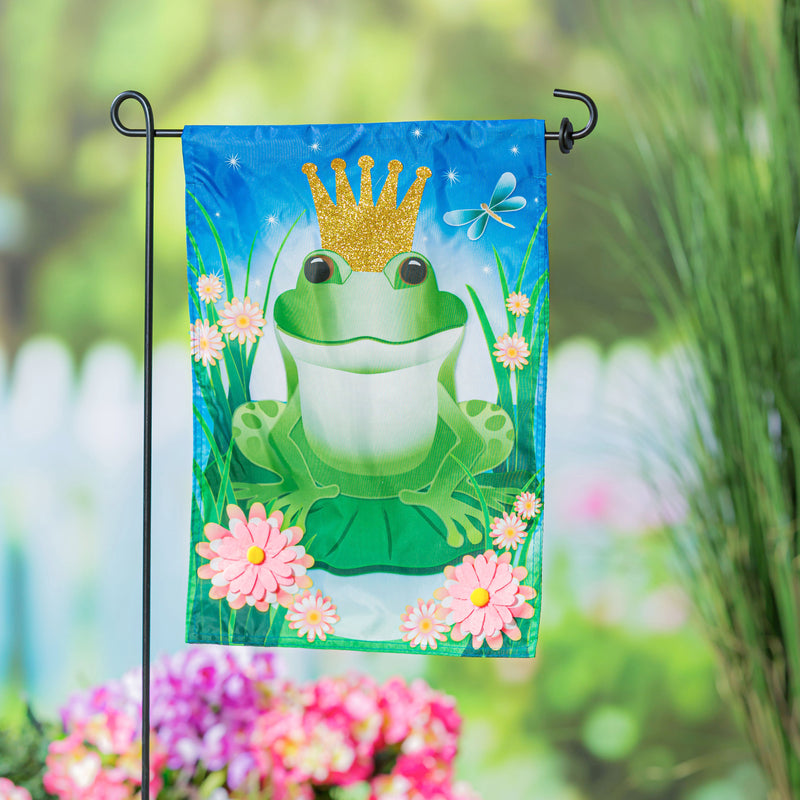 Evergreen Flag,Prince Frog,0.04x12.5x18 Inches