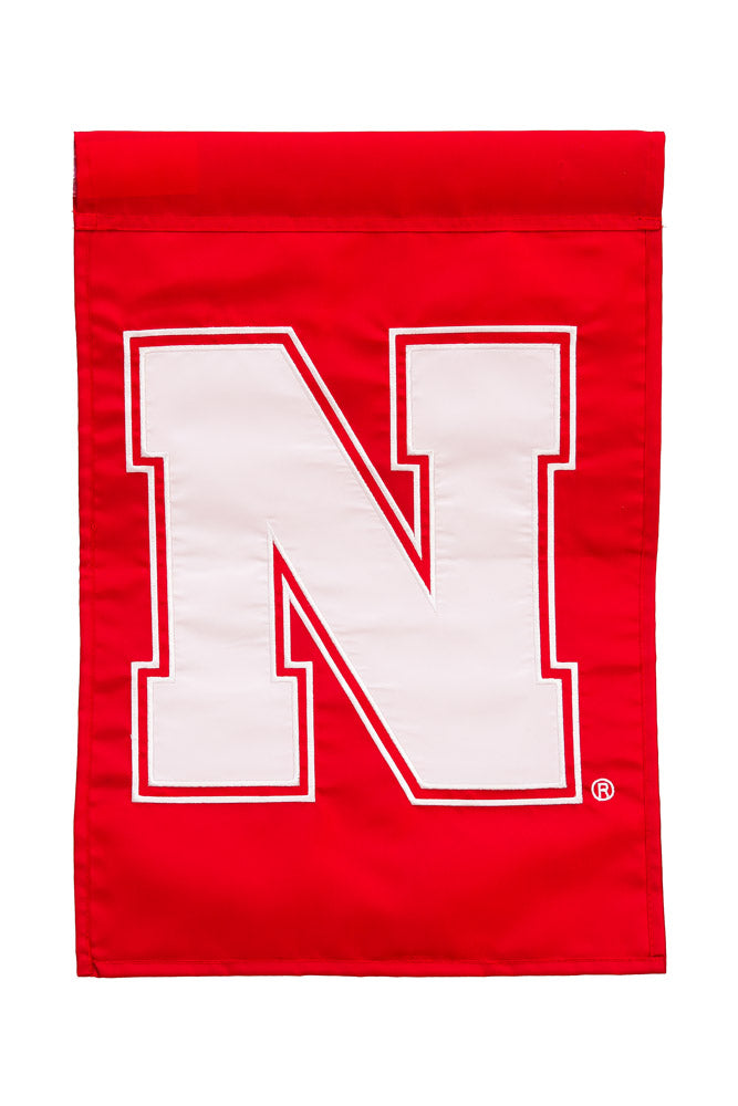 Evergreen Flag,Flag, Nebraska, U of,18x0.1x12.5 Inches