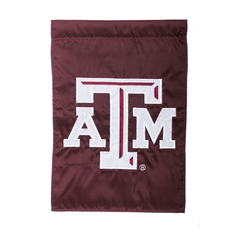 Evergreen Flag,Double Sided Gar Flag, Texas A&M,12.5x0.16x18 Inches