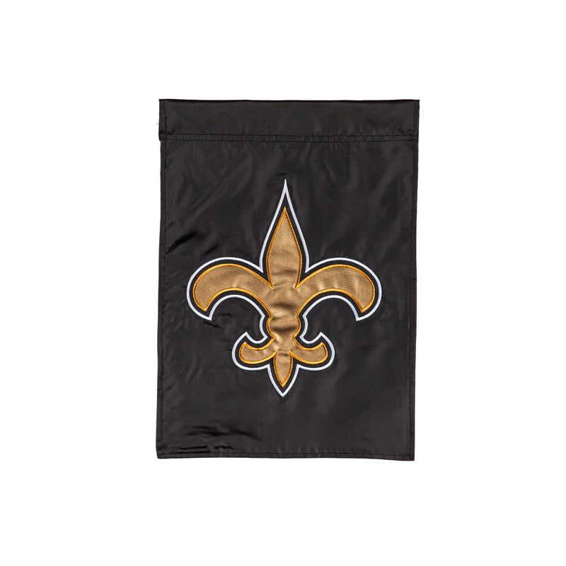 Evergreen Flag,Applique Flag, Gar., New Orleans Saints,12.5x18x0.1 Inches