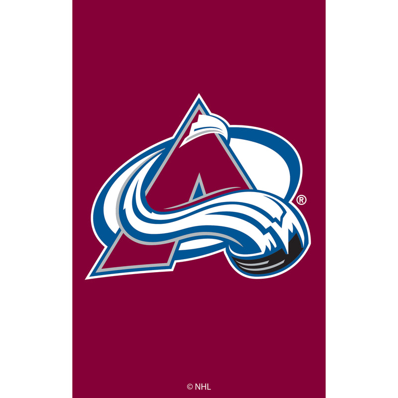 Evergreen Flag,Applique Flag, GDN, Colorado Avalanche,12.5x18x0.1 Inches