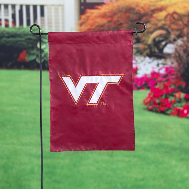 Evergreen Flag,Applique Flag, Gar., Virginia Tech,12.5x18x0.1 Inches