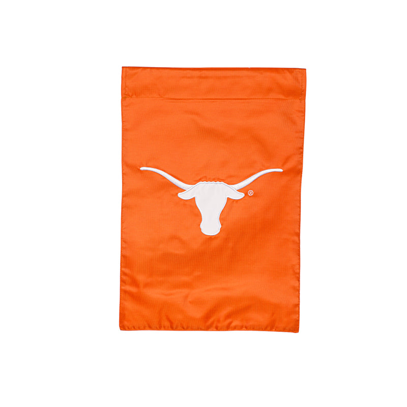 Evergreen Flag,Applique Flag, Gar., University of Texas,12.5x18x0.1 Inches