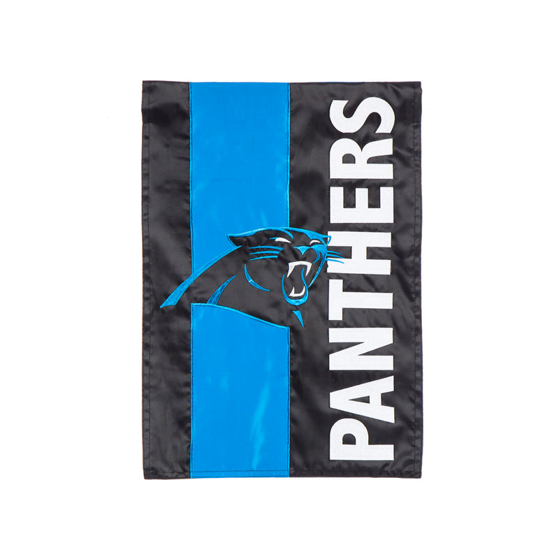 Evergreen Flag,Carolina Panthers, Embellish Garden Flag,12.5x18x0.1 Inches