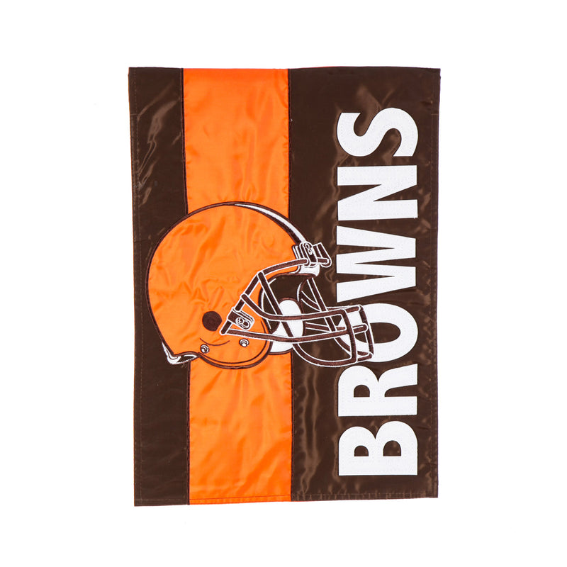 Evergreen Flag,Cleveland Browns, Embellish Garden Flag,12.5x0.1x18 Inches