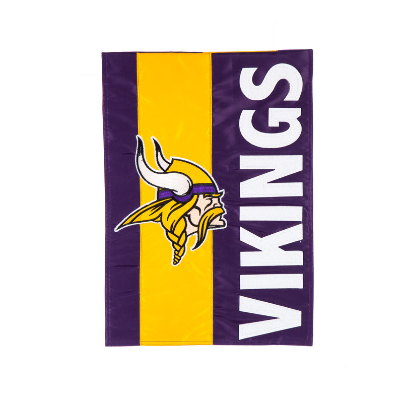 Evergreen Flag,Minnesota Vikings, Embellish Garden Flag,12.5x0.1x18 Inches
