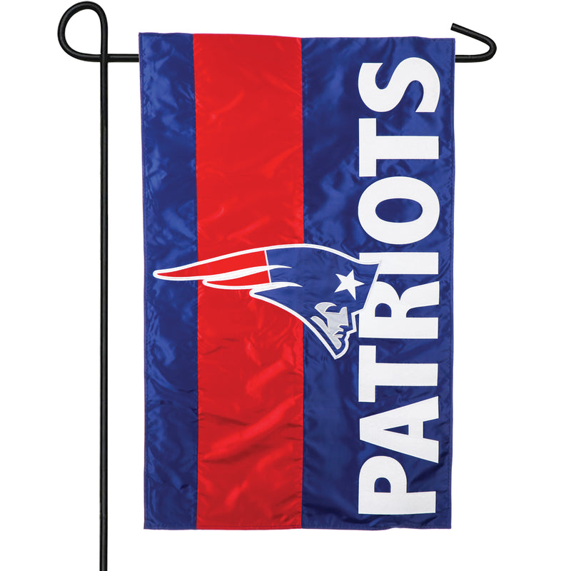 Evergreen Flag,New England Patriots, Embellish Garden Flag,12.5x0.1x18 Inches