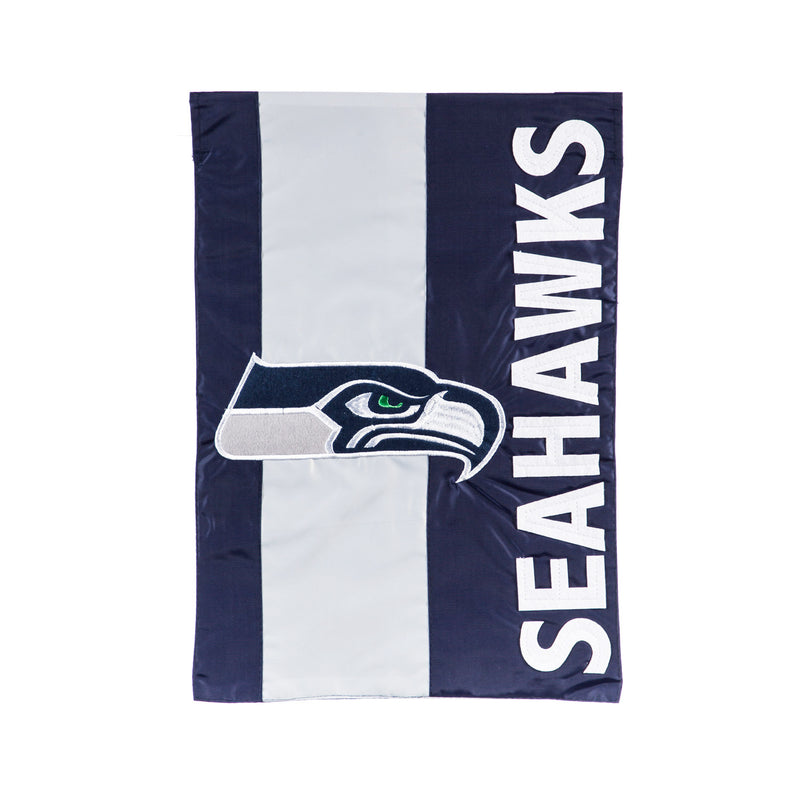 Evergreen Flag,Seattle Seahawks, Embellish Garden Flag,12.5x0.1x18 Inches