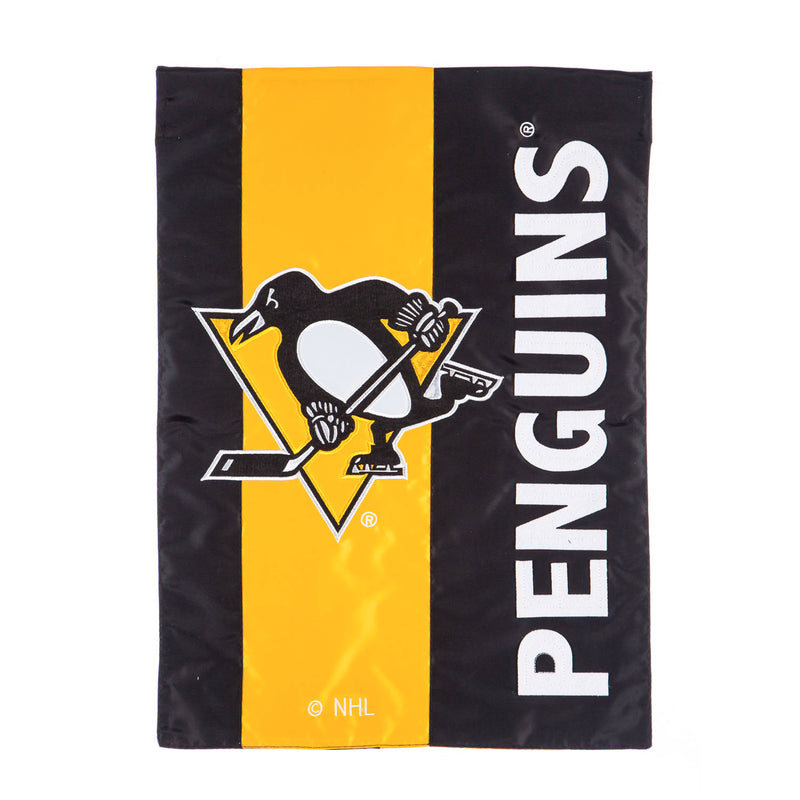 Evergreen Flag,Pittsburgh Penguins, Embellish Garden Flag,12.5x18x0.1 Inches