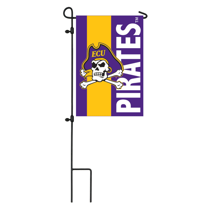 Evergreen Flag,East Carolina University, Embellish Garden Flag,12.5x18x0.1 Inches