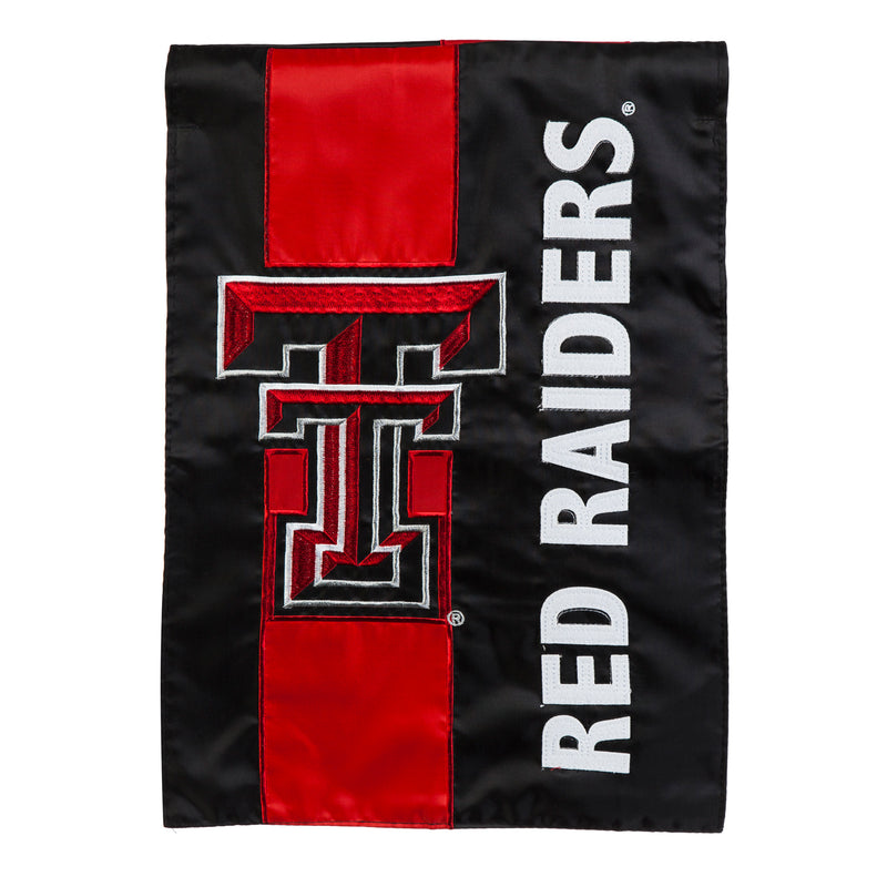 Evergreen Flag,Texas Tech, Embellish GDN Flag,12.5x0.1x18 Inches