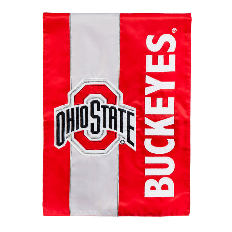 Evergreen Flag,Ohio State University, Embellish GDN Flag,12.5x0.1x18 Inches