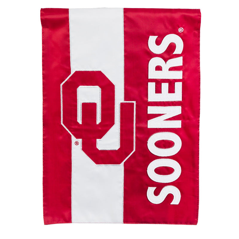 Evergreen Flag,University of Oklahoma, Embellish GDN Flag,12.5x0.1x18 Inches