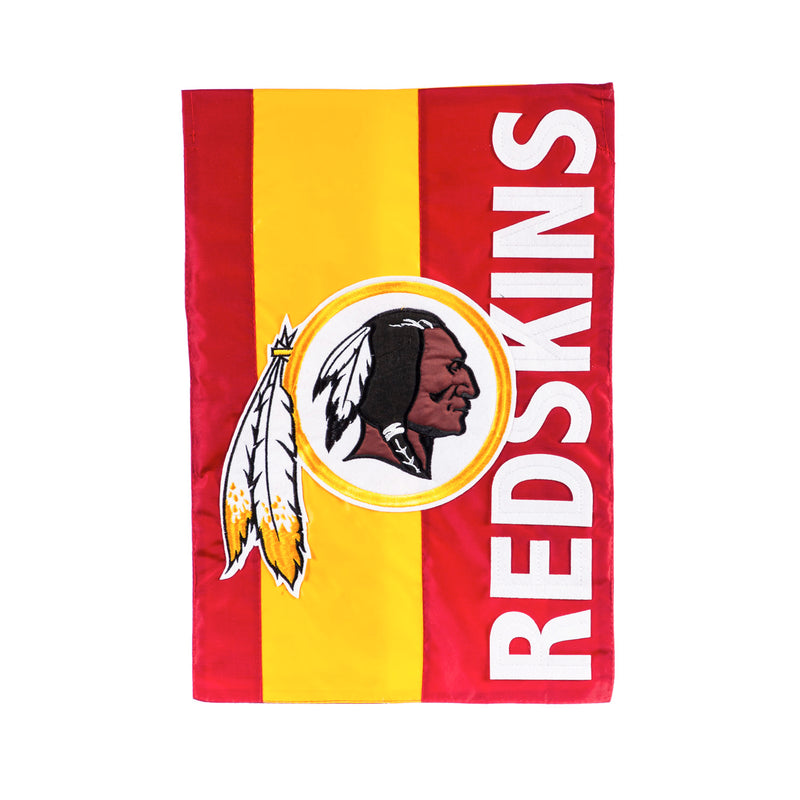 Evergreen Washington Redskins, Embellish Garden Flag, 18'' x 12.5'' inches