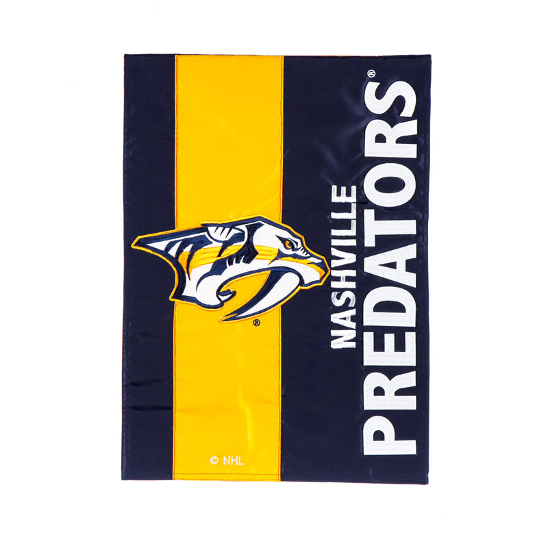 Evergreen Nashville Predators, Embellish Garden Flag, 18'' x 12.5'' inches