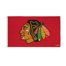 3'x5' Single Sided Flag w/ 2 Grommets, Chicago Blackhawks,174355