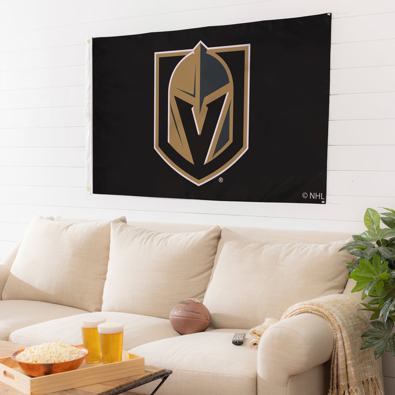 3'x5' Single Sided Flag w/ 2 Grommets, Vegas Golden Knights,174380