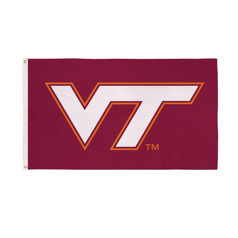 3'x5' Single Sided Flag w/ 2 Grommets, Virginia Tech,17903