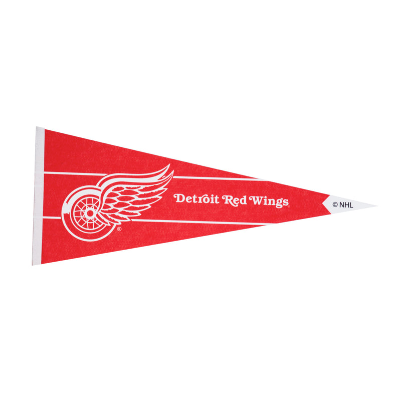 Evergreen Flag,Detroit Red Wings, Pennant Flag,12.5x30x0.1 Inches