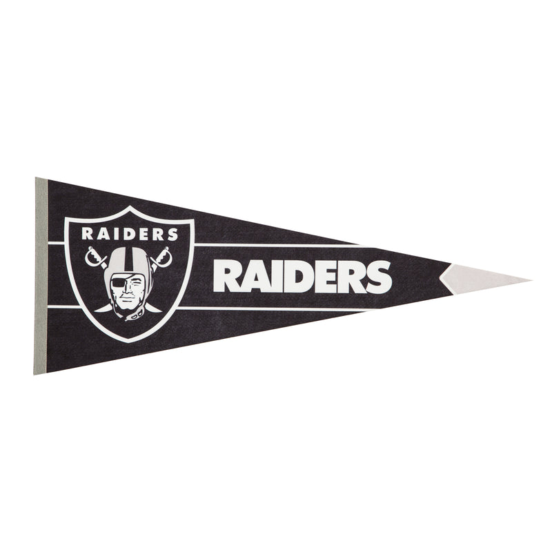 Evergreen Oakland Raiders, Pennant Flag, 30'' x 12.5'' inches