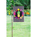 Metal Twist Garden Flag Stand, Bronze Finish,20177