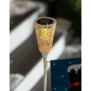 Tapered Laser Cut Solar Interchangeable Finial, Ivory,20184