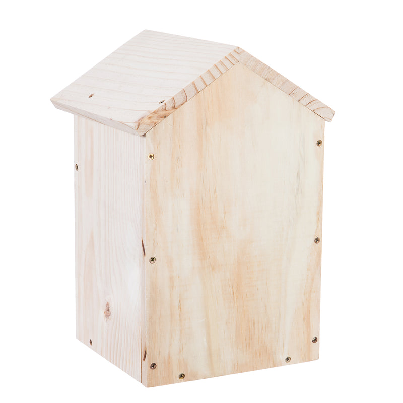 Evergreen Screech Owl House Nesting Box, 10.4'' x 9.8'' x 15''