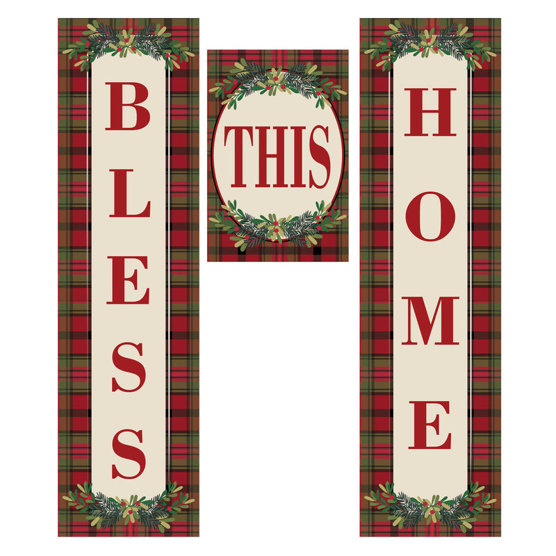 Christmas Blessings Door Banner Kit,2dbk1793