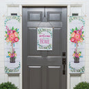 Welcome to Our Home Topiary Door Banner Kit,2dbk1814