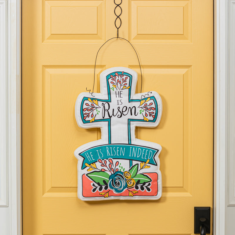 Evergreen Door Decor,He is Risen Estate Door Décor,1x17x27 Inches