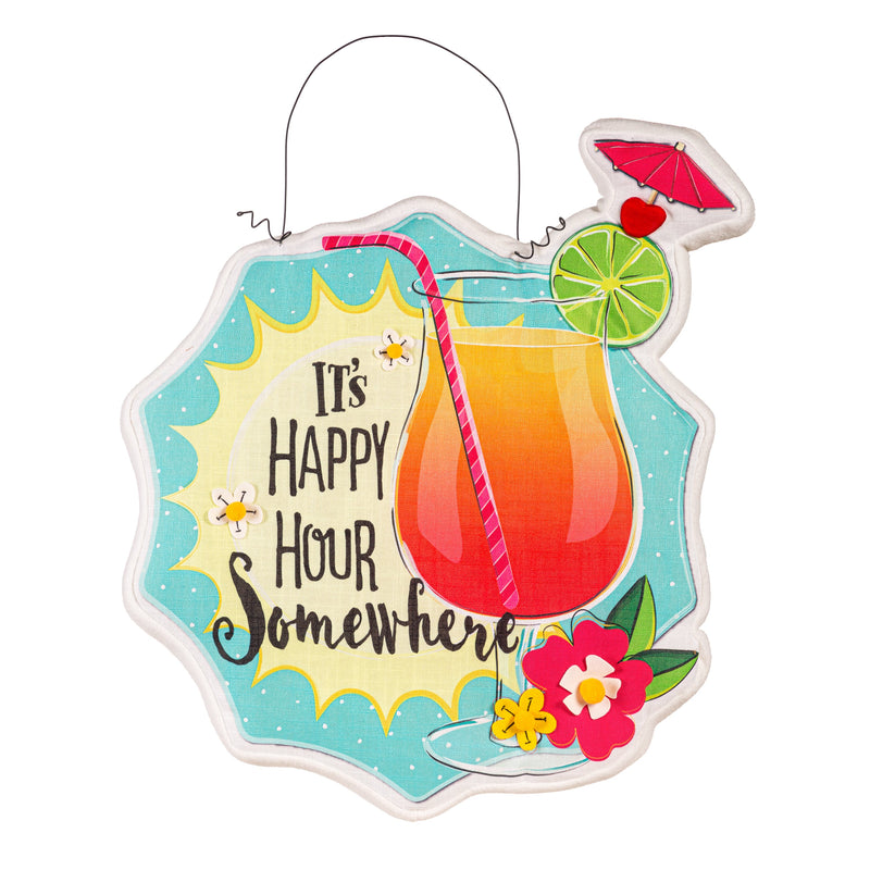 It's Happy Hour Somewhere Estate Door Decor,2deb2554