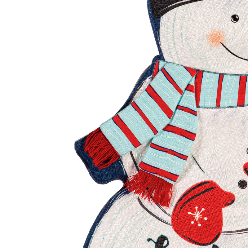 Fall Stacked Pumpkin/Winter Snowman Double Sided Estate Door Décor,2deb2568fb