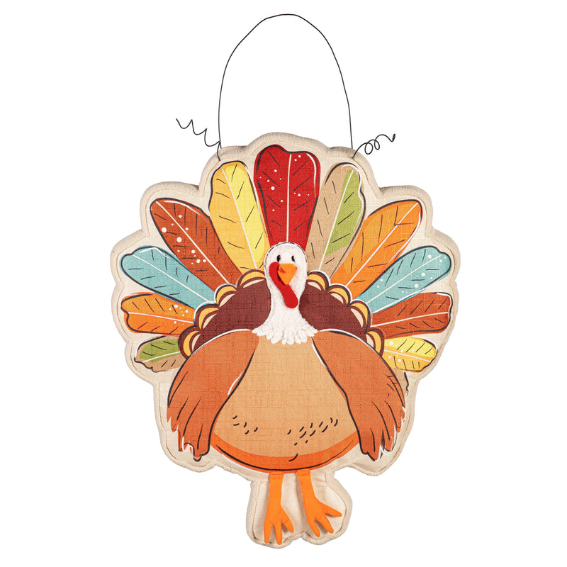 Tom Turkey Thanksgiving Estate Door Decor,2deb2575