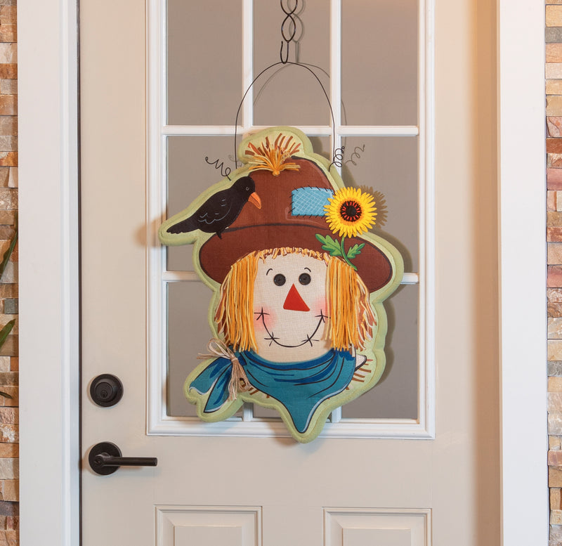 Scarecrow and Friend Estate Door Décor,2deb2577