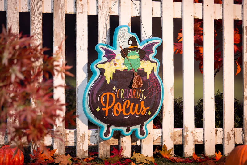 Croakus Pocus Estate Door Decor,2deb2579