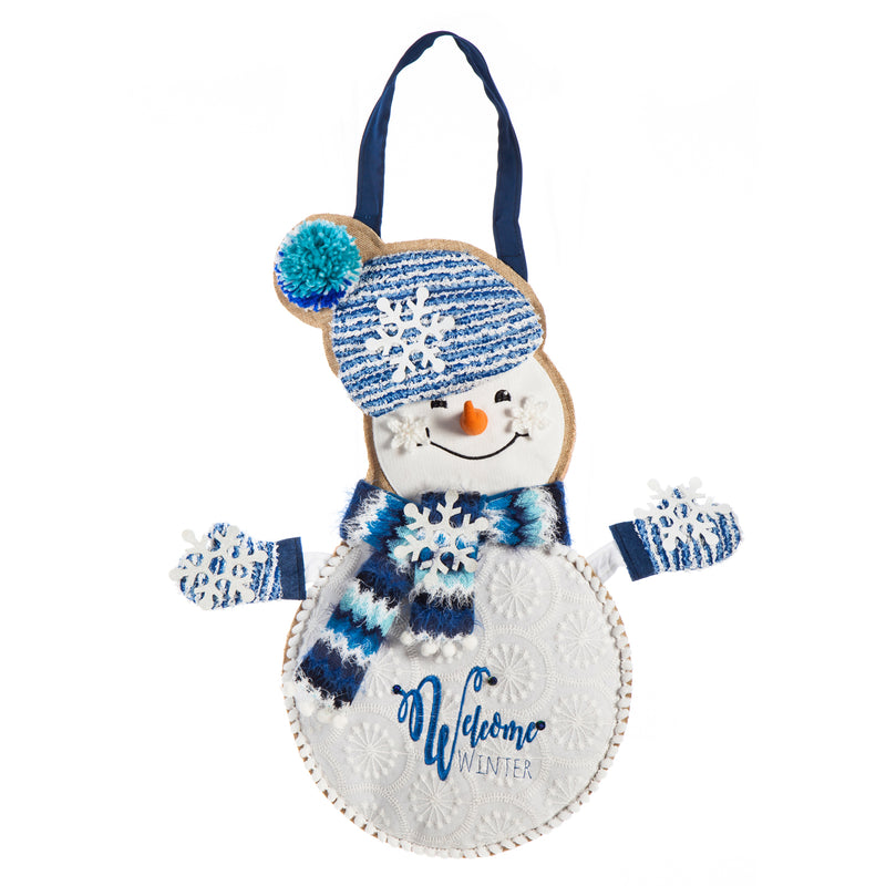 Winter Snowman Door Décor,2dhb1332